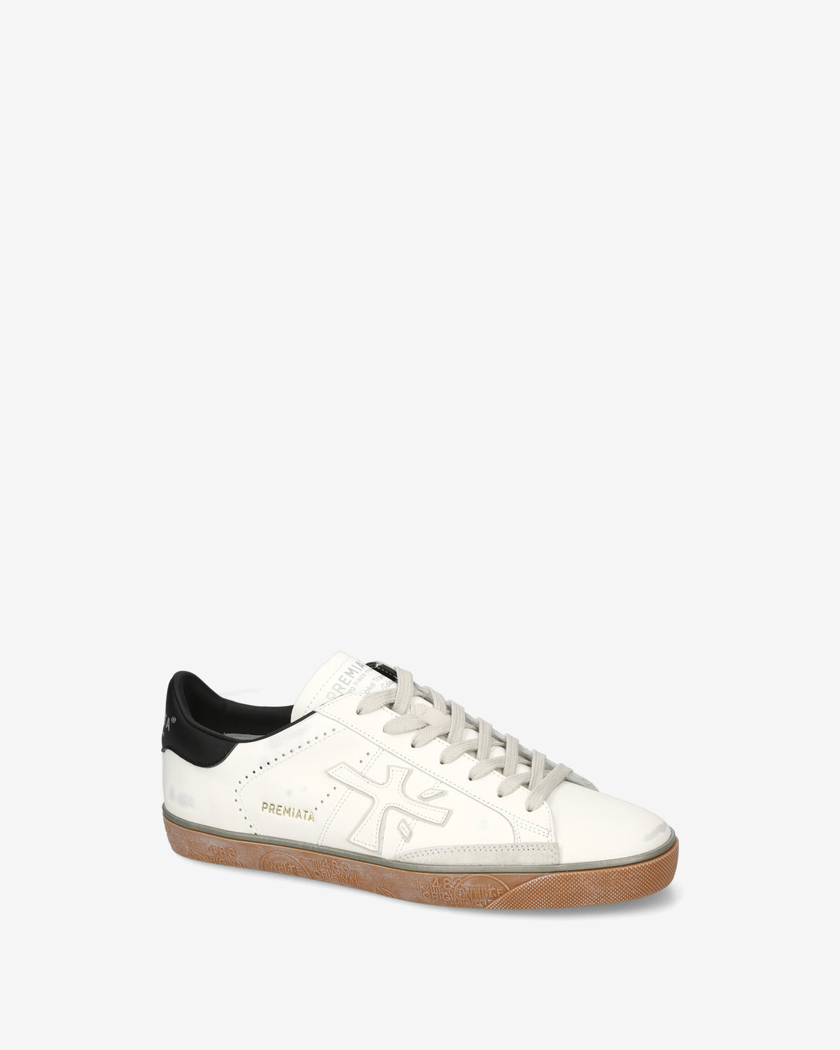 Premiata Sneakers steven in camoscio nero cod. 334984 - The Luxury Shopping
