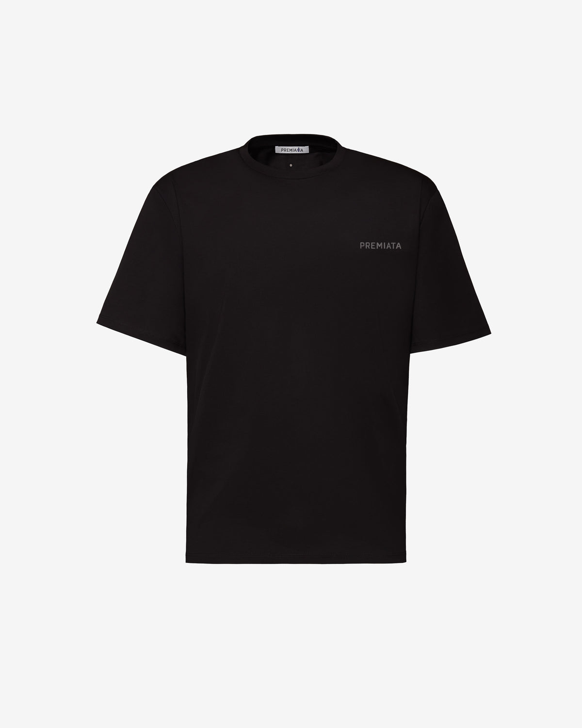 Tシャツ・カットソー PREMIATA SS25 Cotton jersey T-shirt (PA1019 BLACK) T-Shirt with Side Slits and Contrasting Details Black