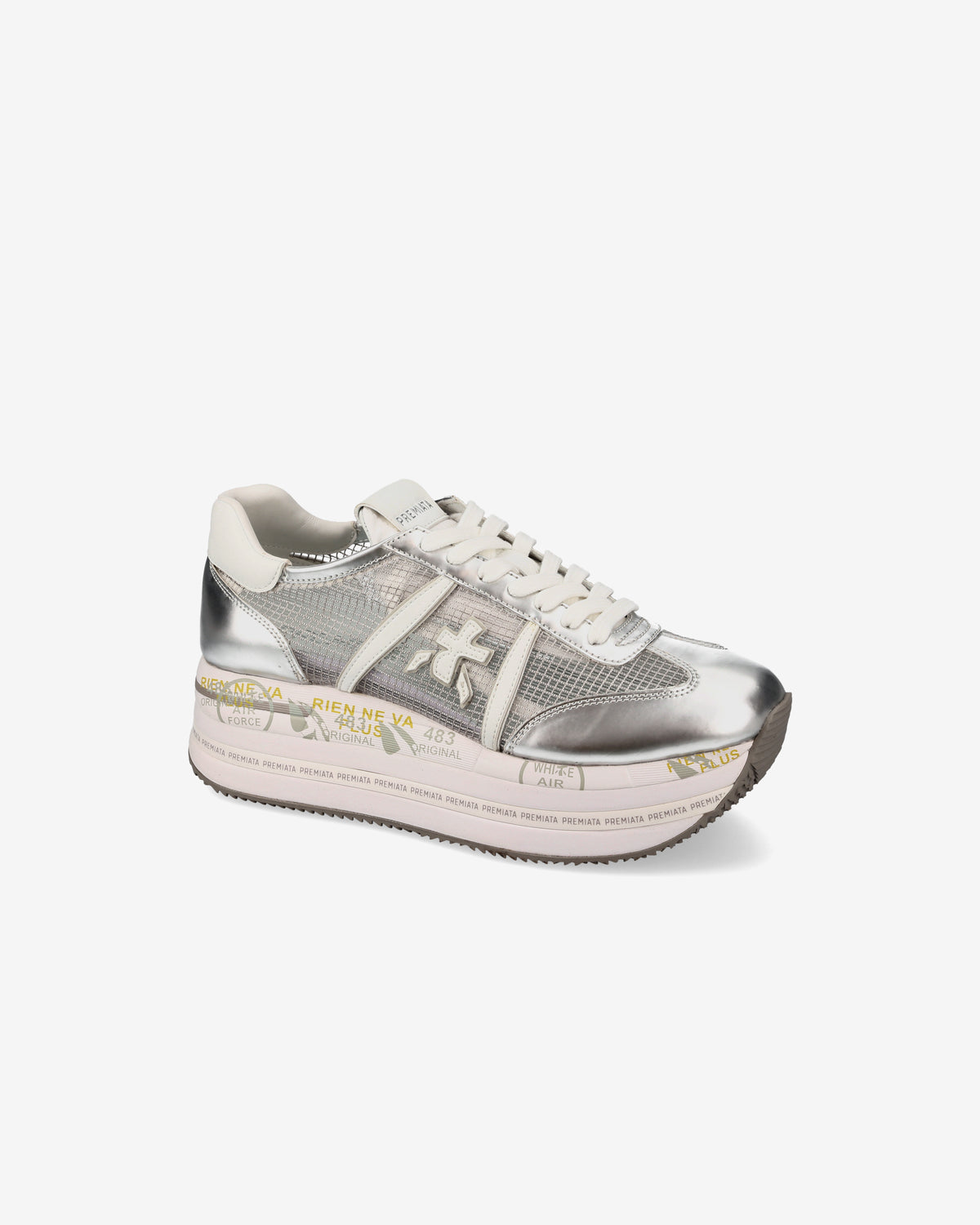 PREMIATA BETH7373 関税送料込 Premiata Beth 7373 Sneakers | Silver | FARFETCH
