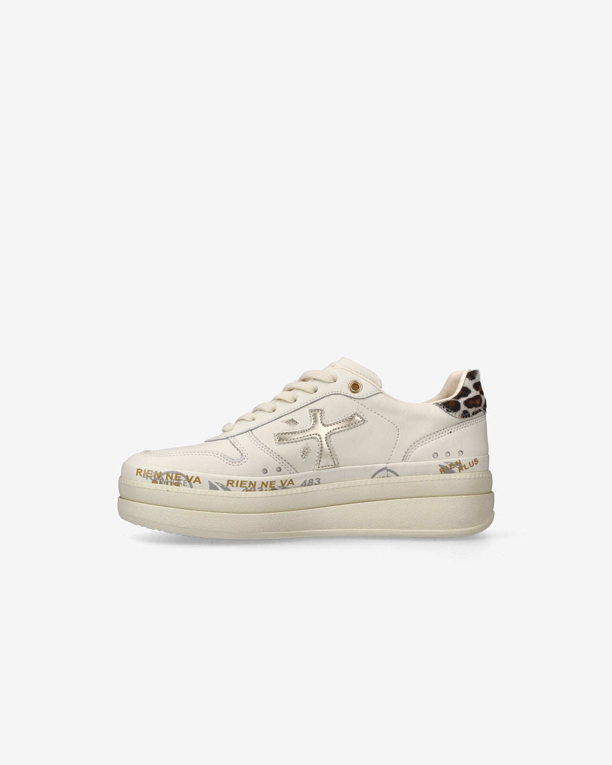 スニーカー PREMIATA SS25 MICOL SNEAKERS (MICOL 7444 LEOPARD) Micol 7444 leather and cotton sneakers for women micol7444