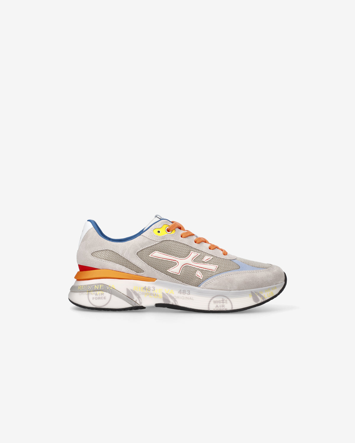 スニーカー PREMIATA Men Sneakers MOERUN7301 Grey MOERUN 7301