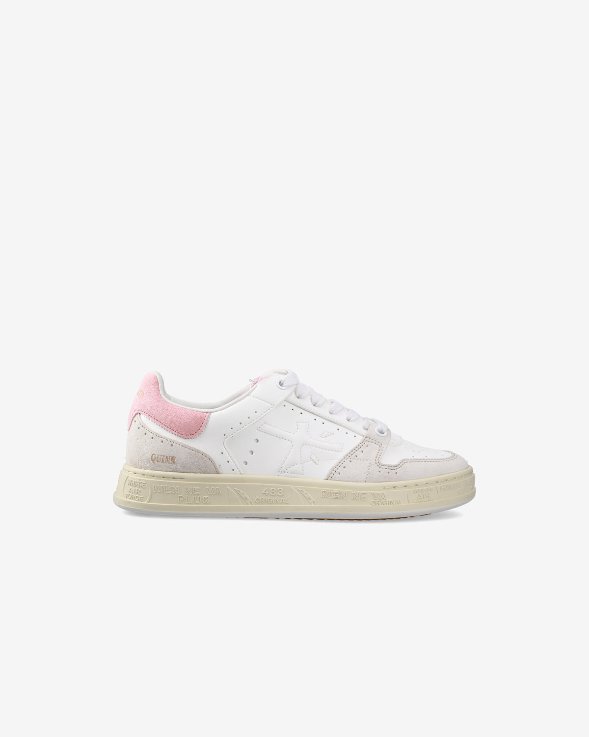 スニーカー PREMIATA Women Sneakers QUINND VAR 7419 WHITE PINK White premiata-sneakers-QUINND-7419-