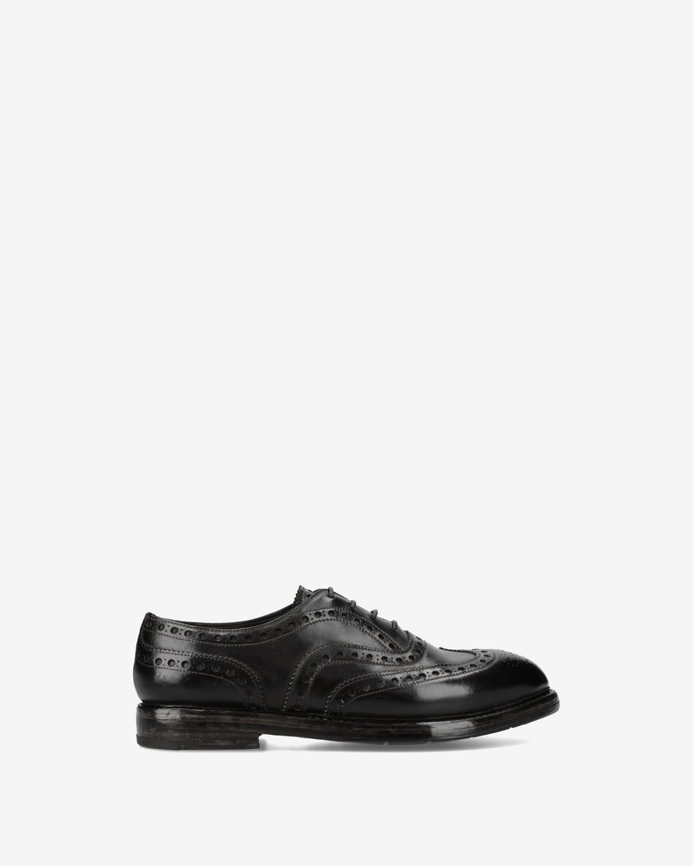 Derby Brogue in cordovan nero