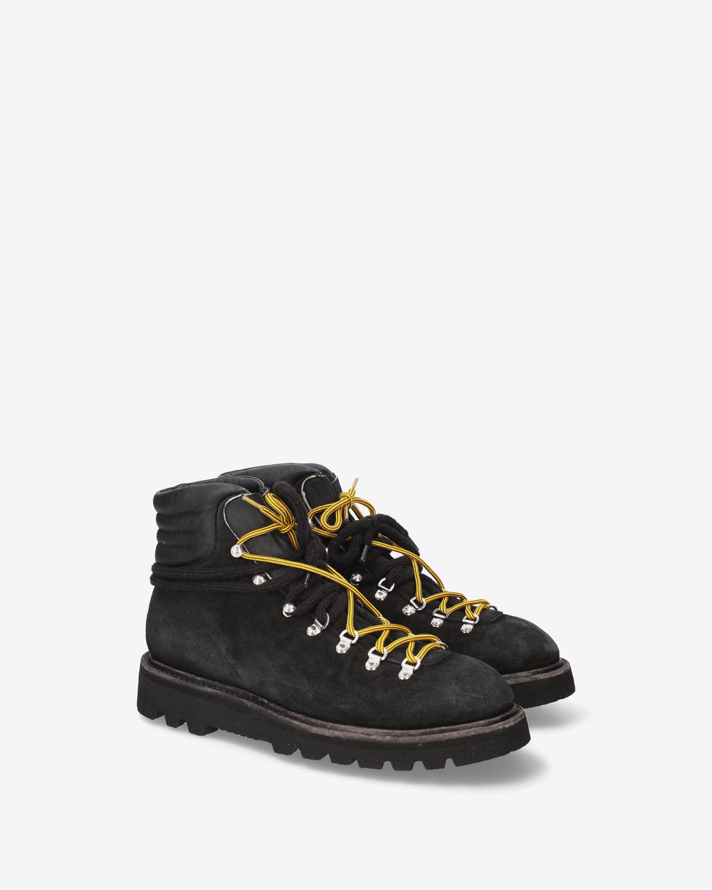 Lace-up cloth boots