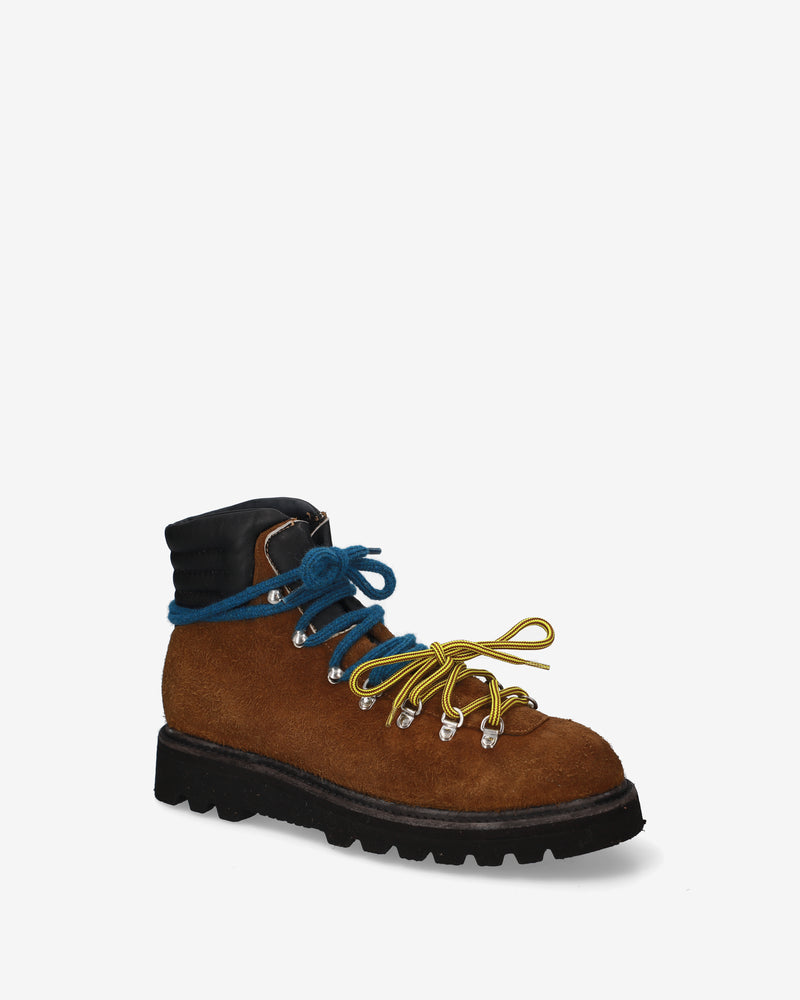 Stivaletti stingati in suede marrone