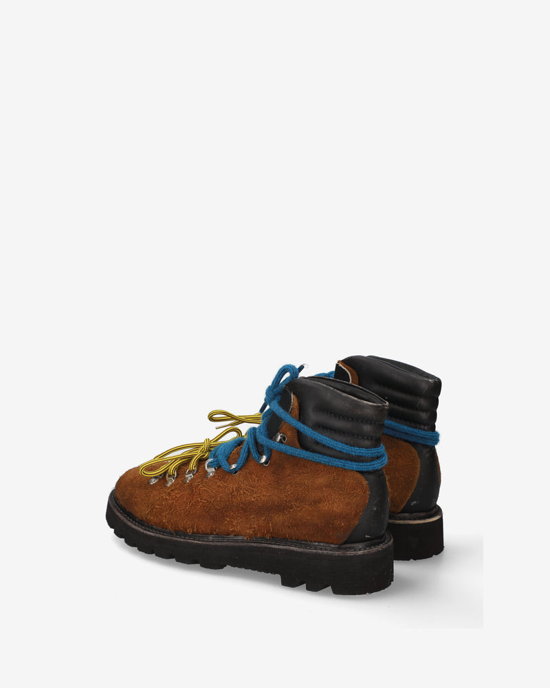 Stivaletti stingati in suede marrone