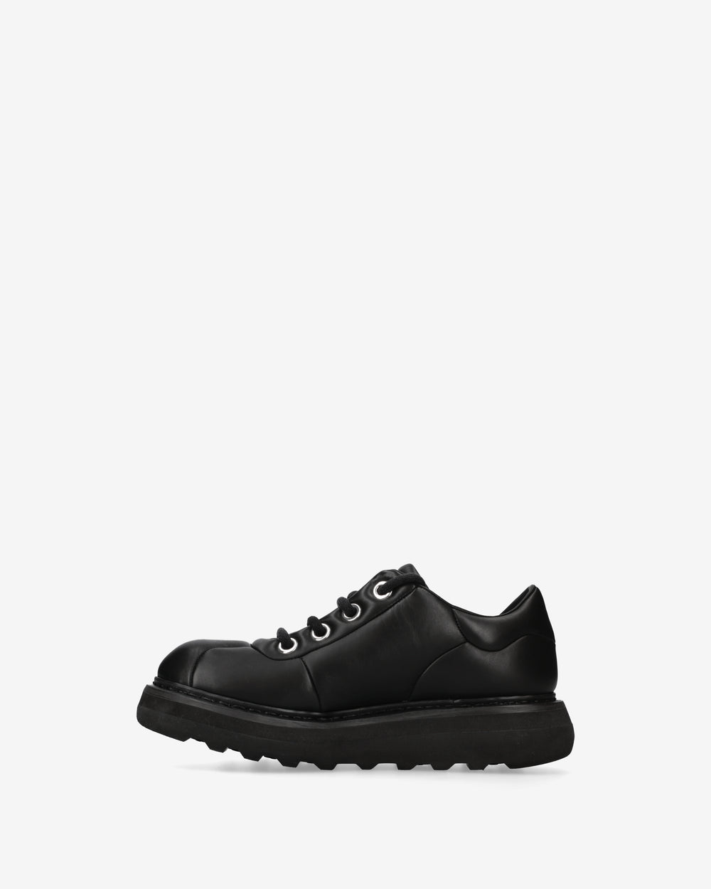 Black Leather Derbies