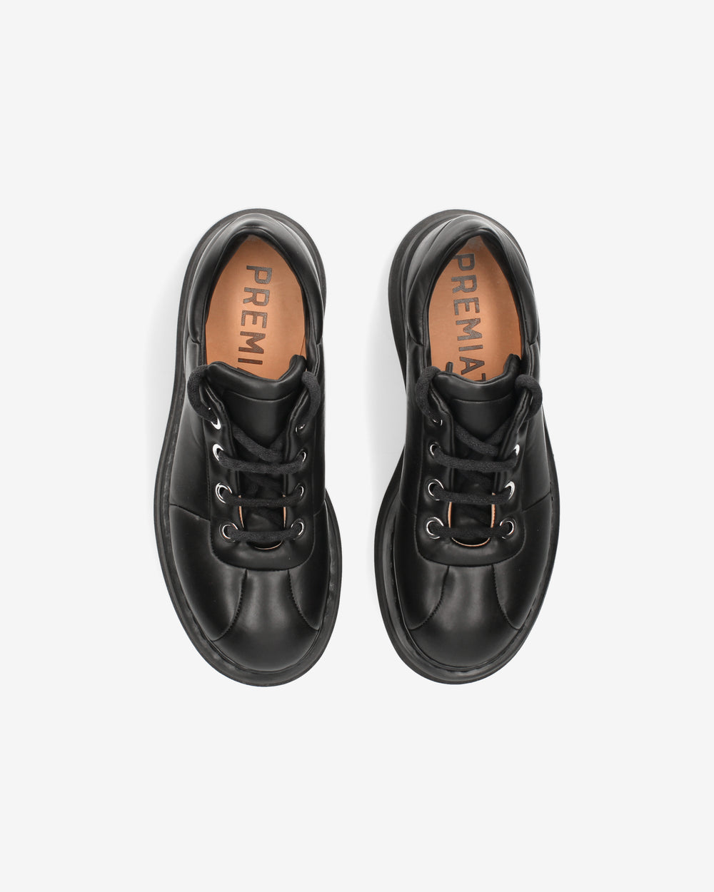 Black Leather Derbies