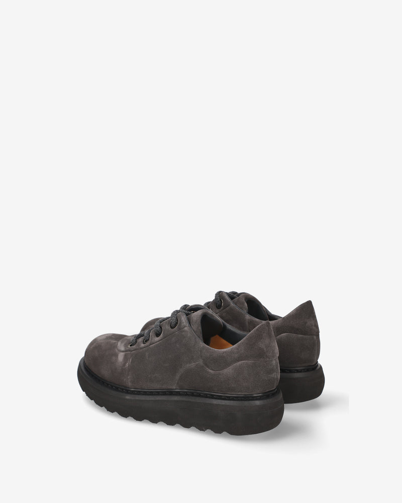 Derby Maxi in pelle rain lavagna