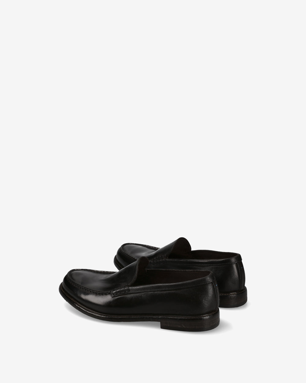 Black Cordovan Penny Loafers