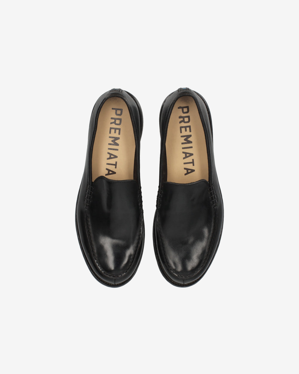 Black Cordovan Penny Loafers