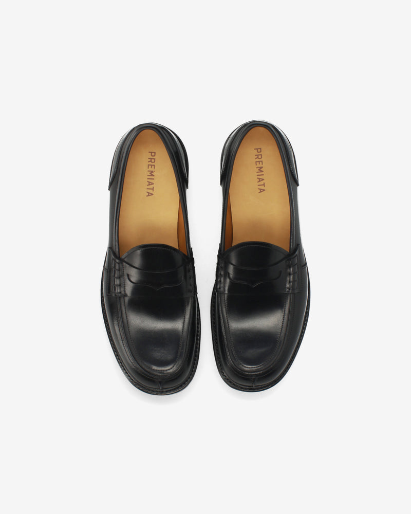 Mocassino penny in cordovan