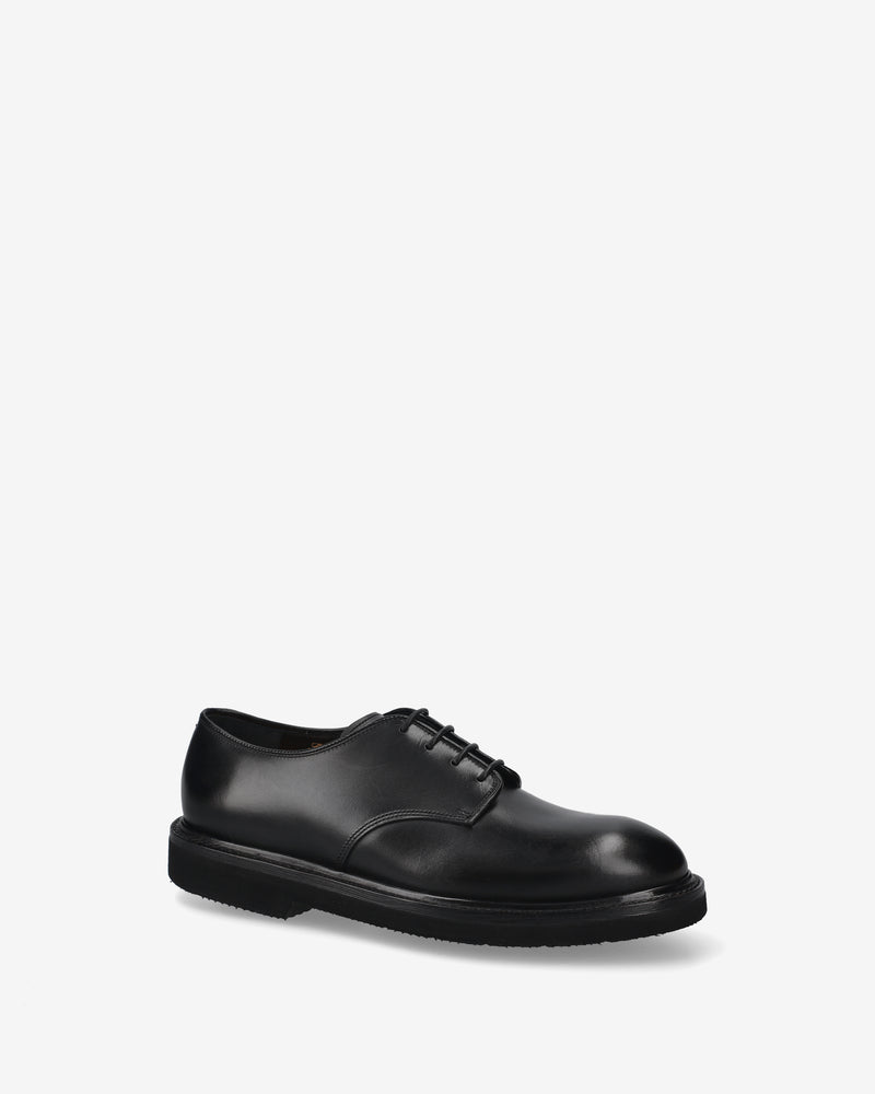 Stringate in Pelle Nera