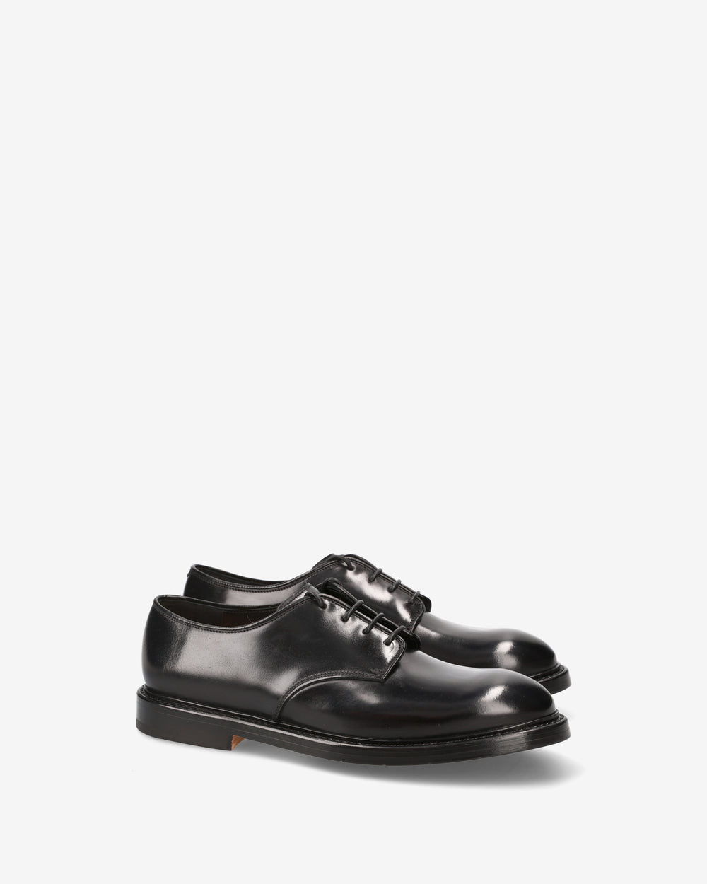 Black Leather Derbies