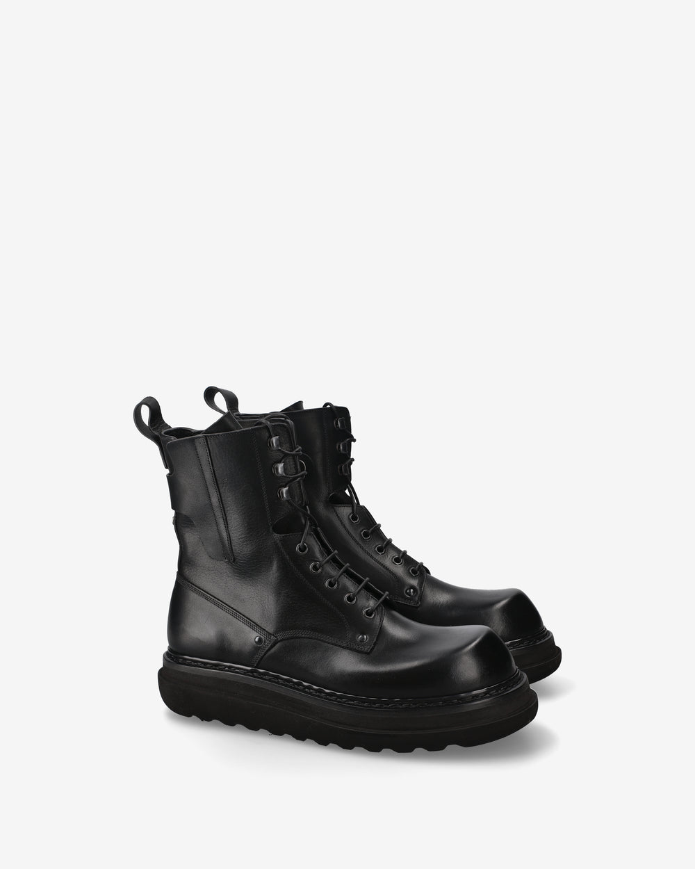 Polacchini in Pelle Nera