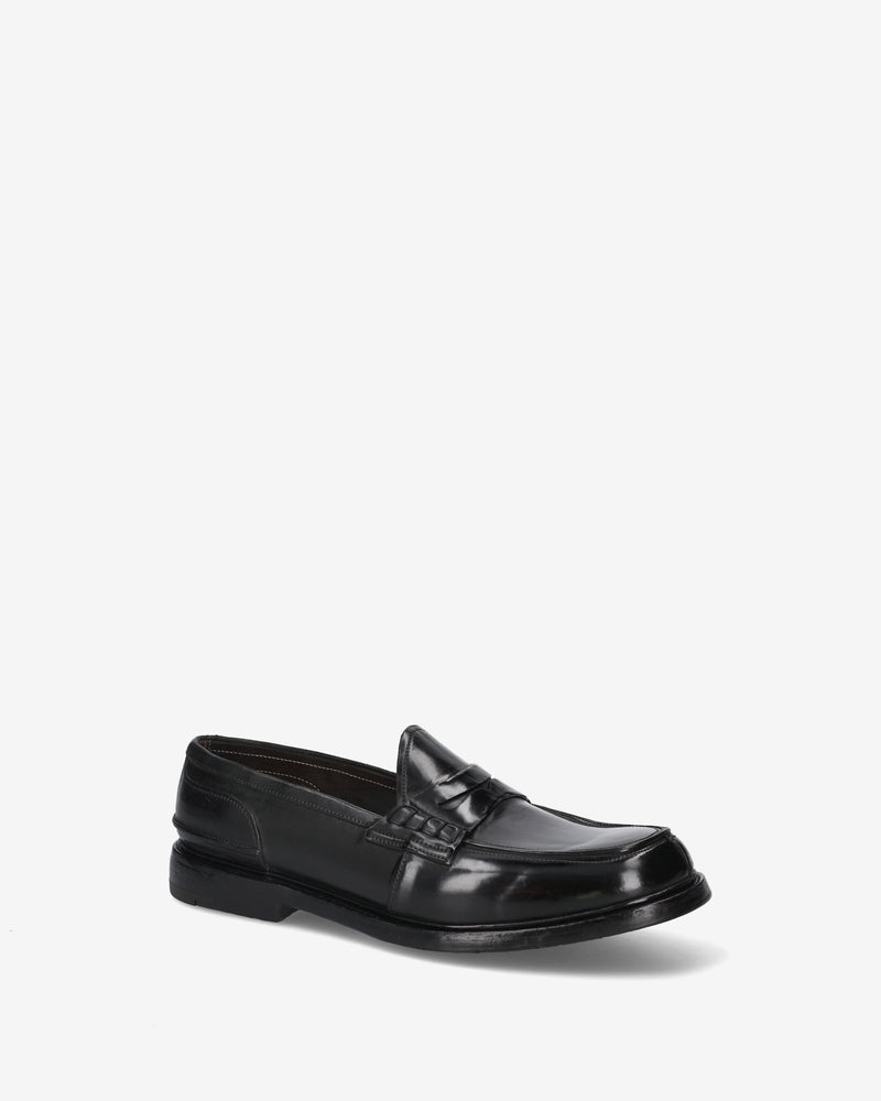 Black King Brass Penny Loafers