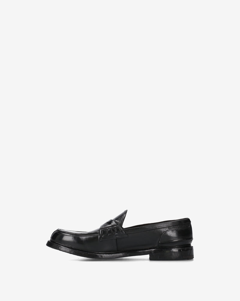 Black King Brass Penny Loafers