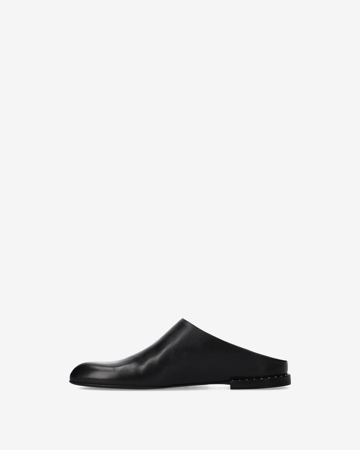Leather clogs