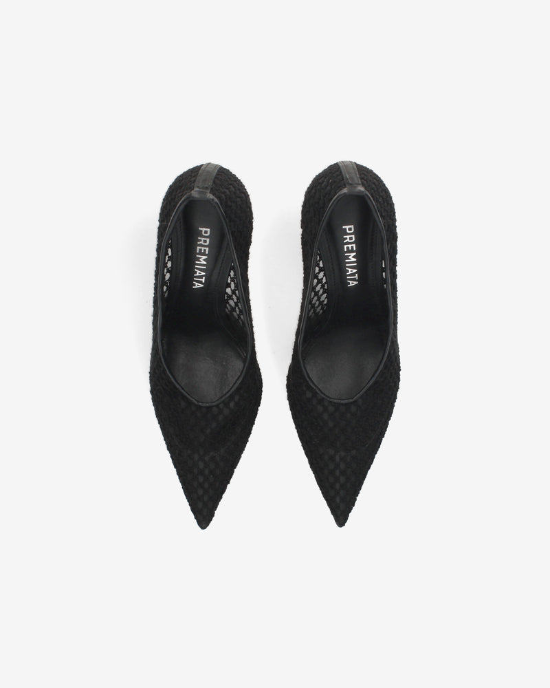 Raffia pumps