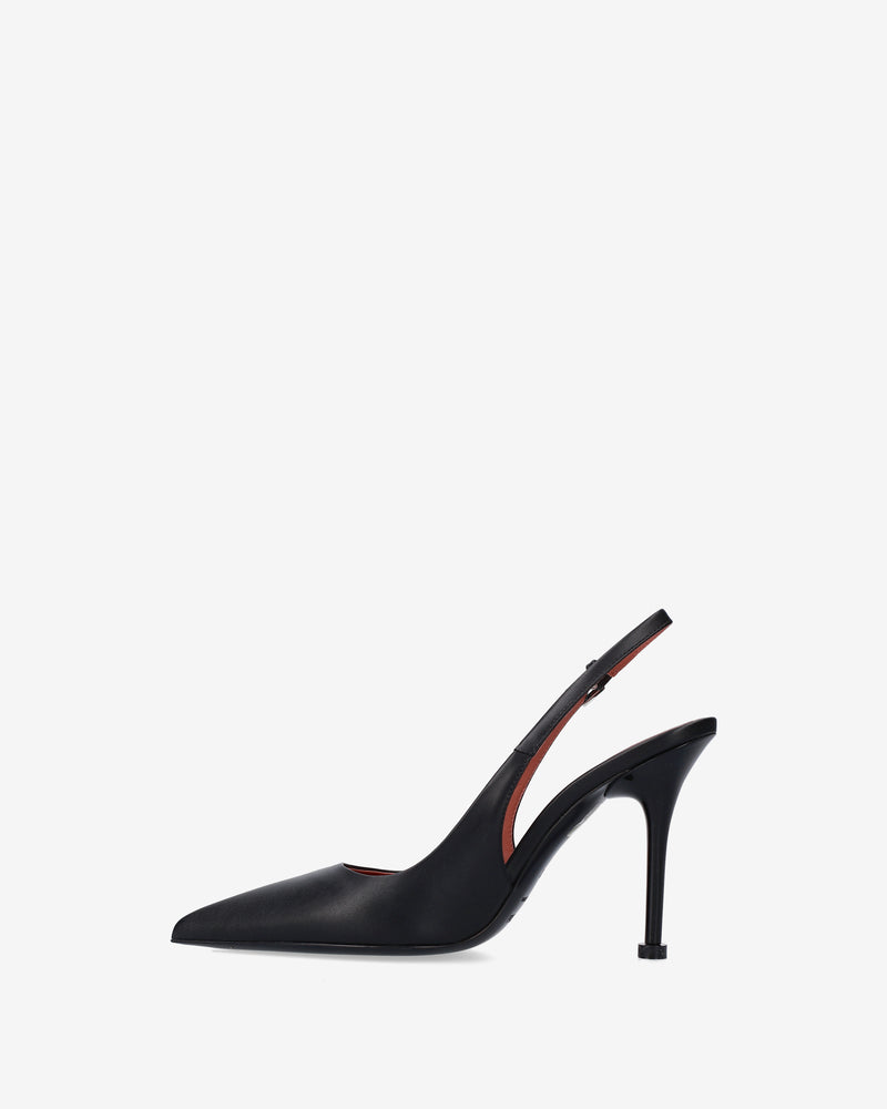 Leather Slingback Pumps