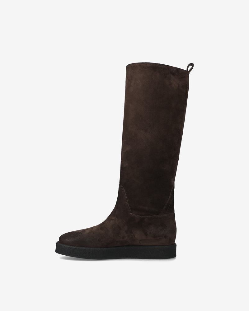 Stivali in Pelle Marrone