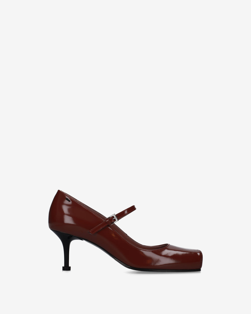 Mary Jane in pelle bordeaux