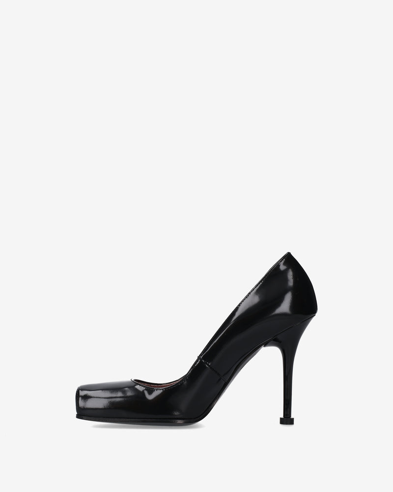 Black Mary Jane with an open neckline