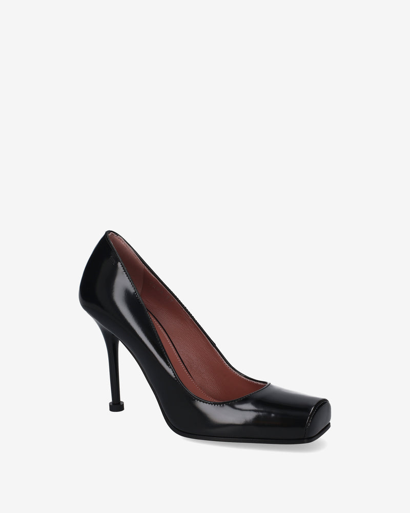 Black Mary Jane with an open neckline
