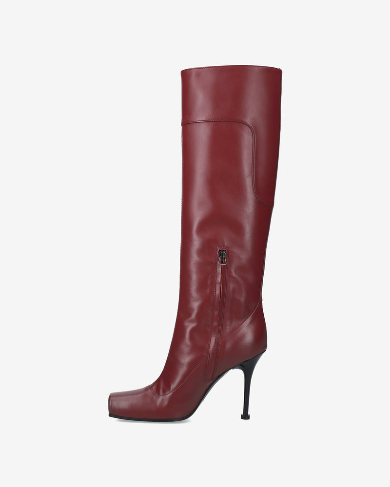 Stivali in Pelle Rossa
