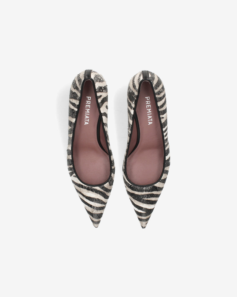 Animal print pumps