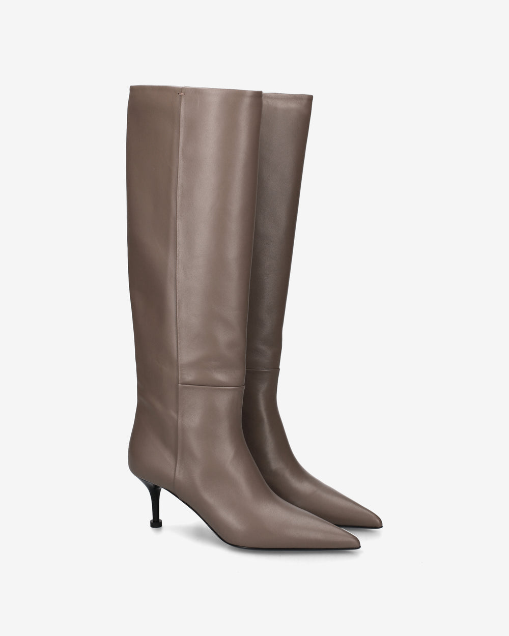 Stivali in Pelle Taupe
