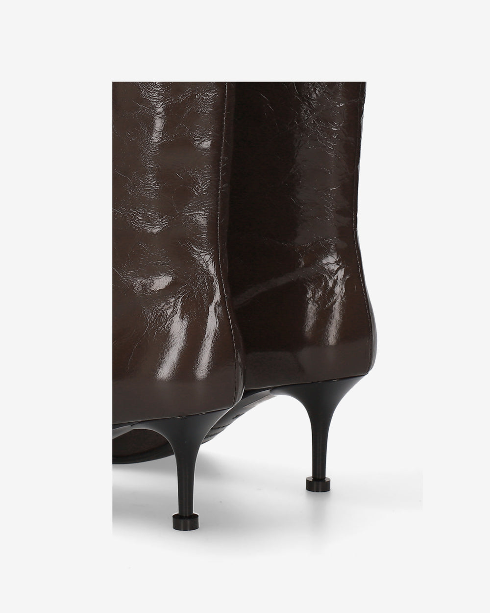 Stivali in pelle marrone