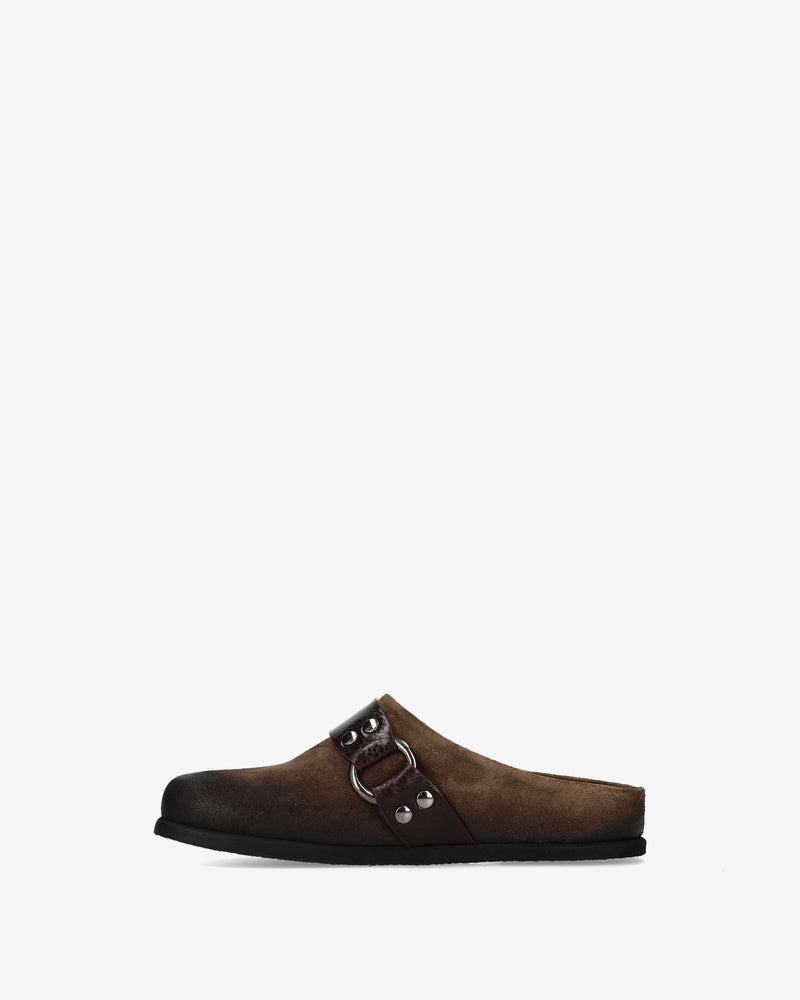 Sabot in pelle spazzolata