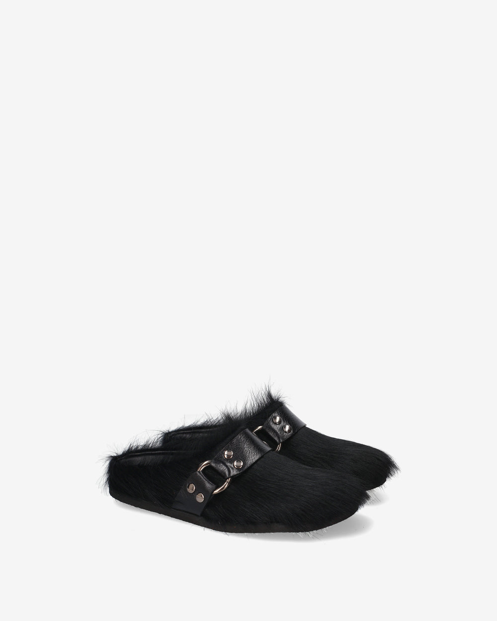 Mules Fur Nero