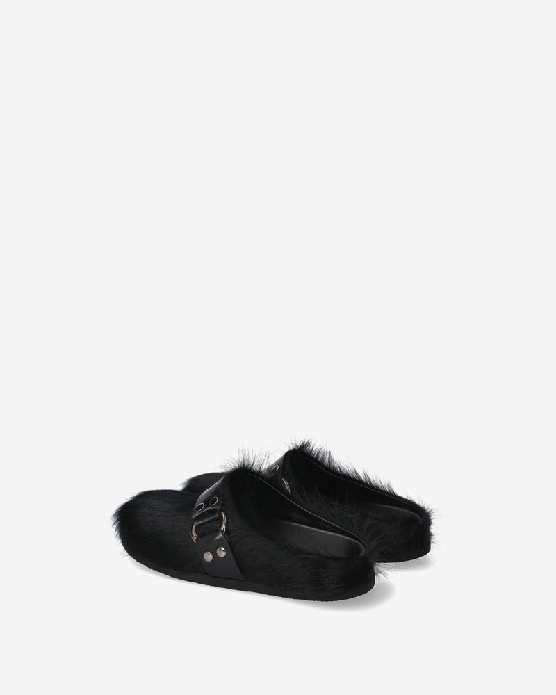 Mules Fur Nero
