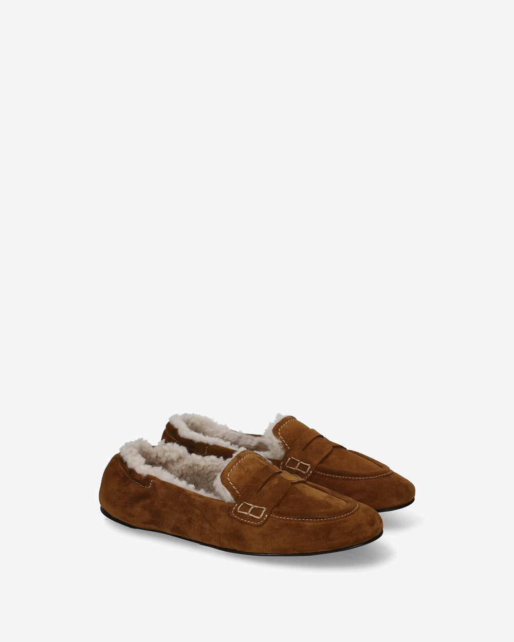 Mocassino Pocket Scamosciato e Shearling