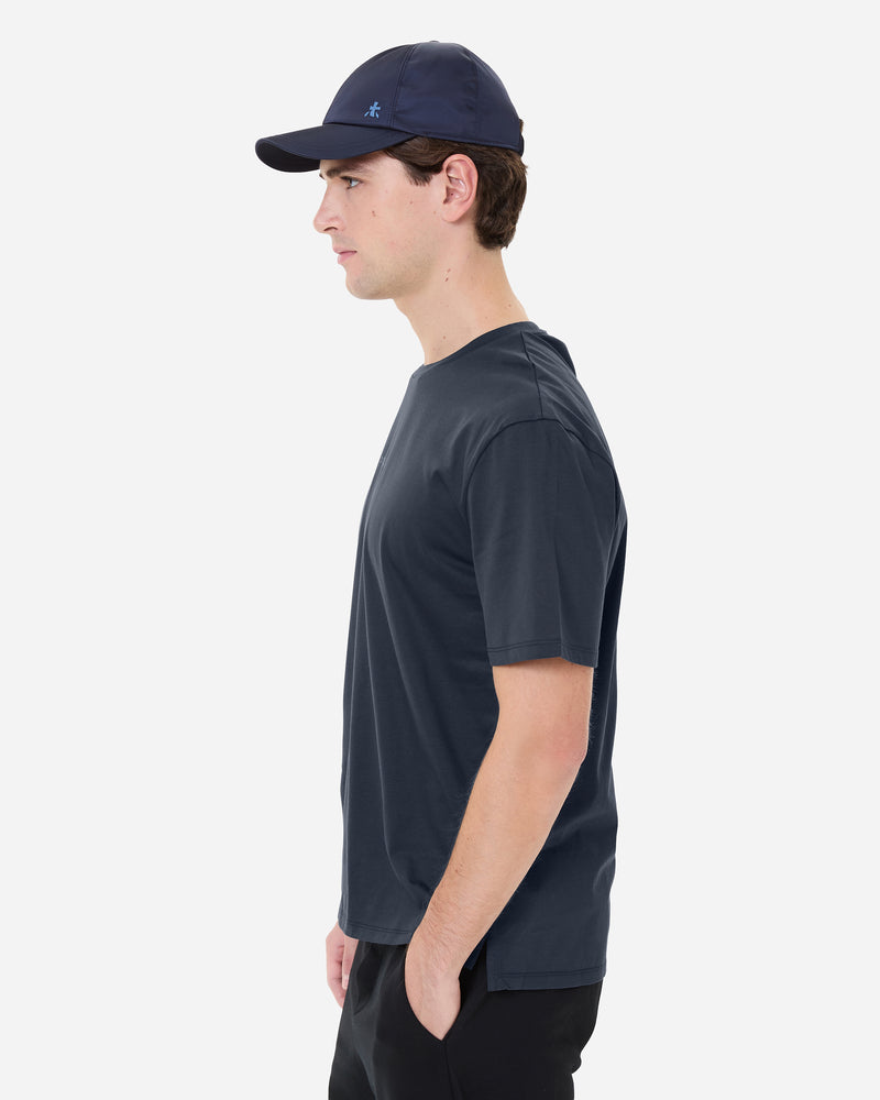 T-shirt blu in jersey