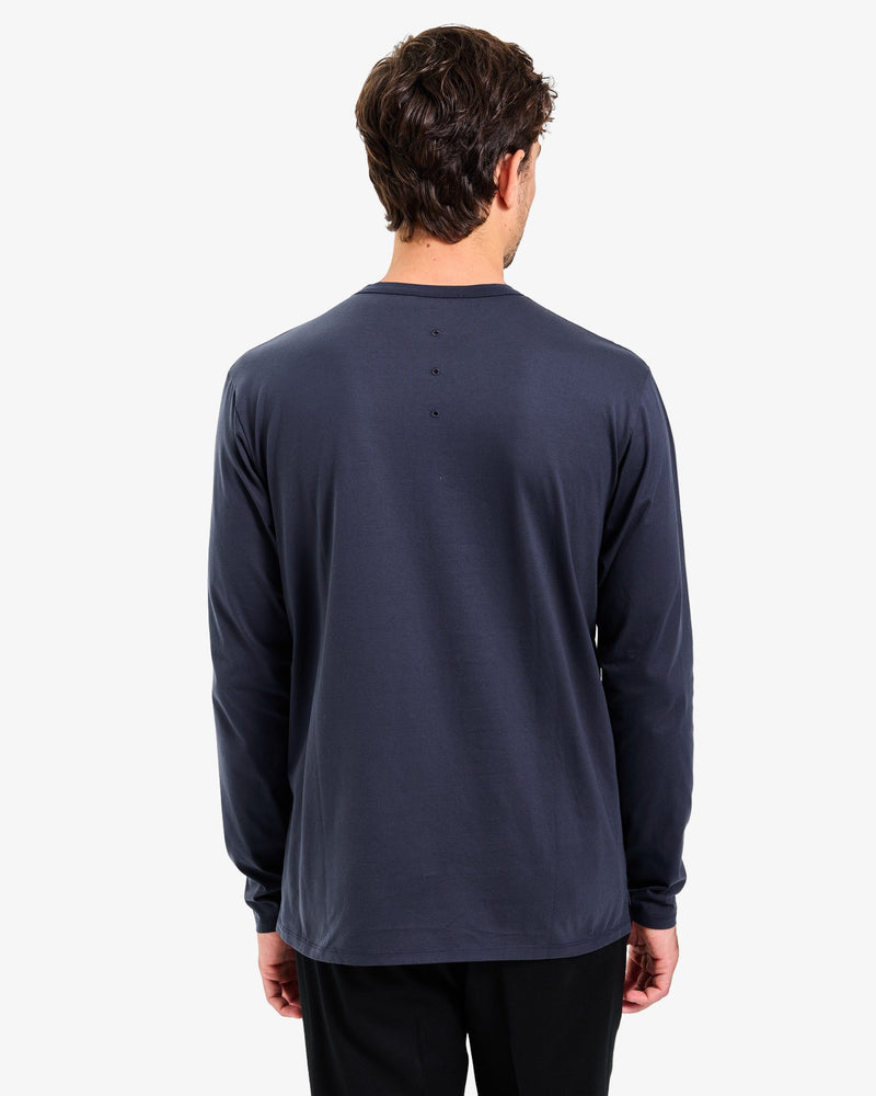 Maglia blu in jersey