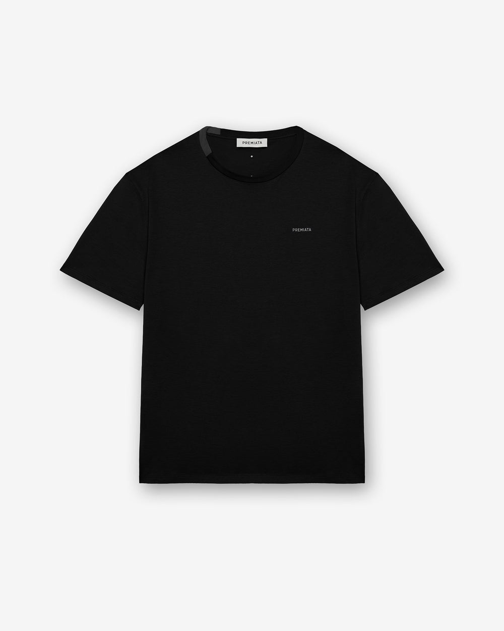 Cotton T-shirt with nylon detail