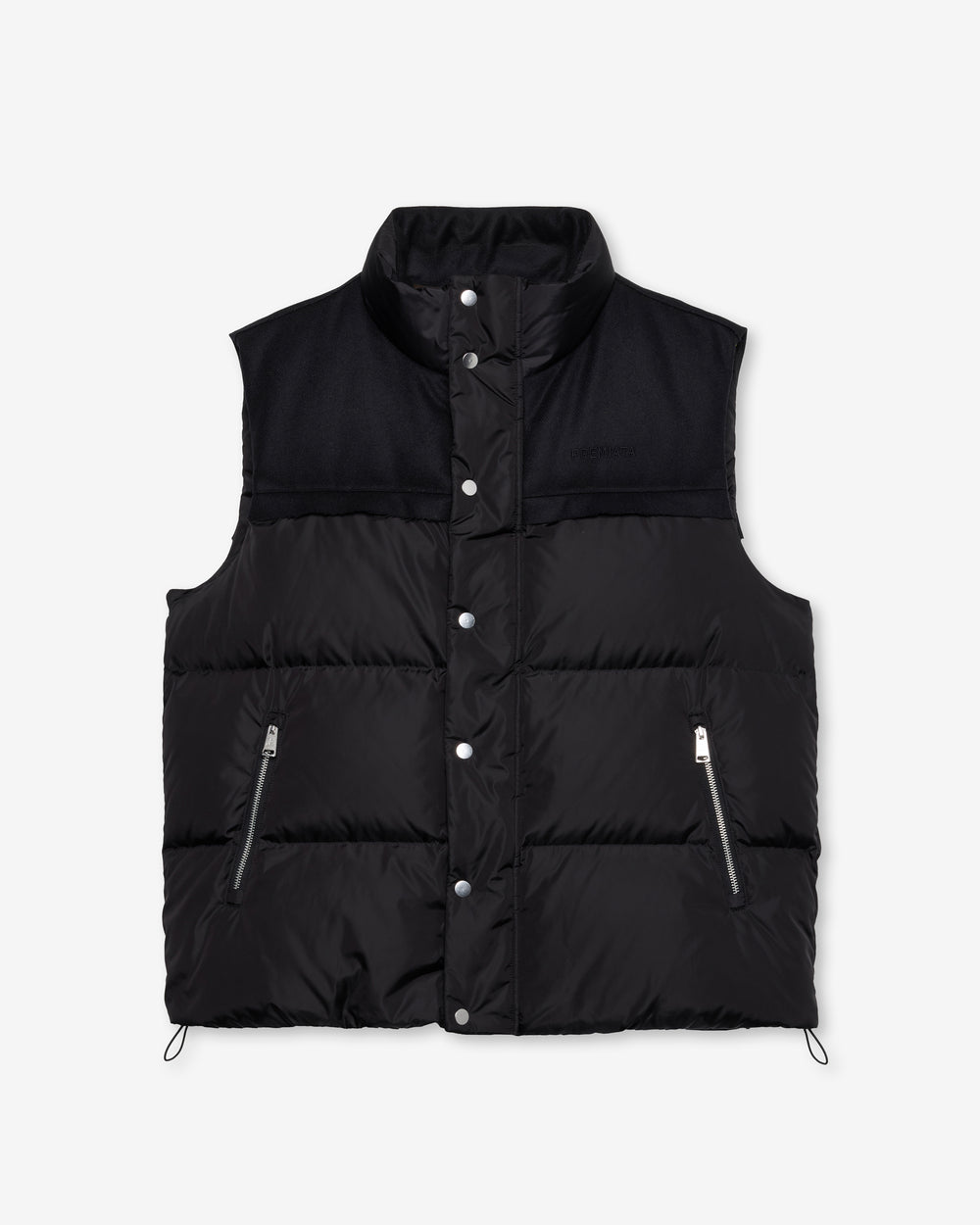 Black Nylon Padded Vest