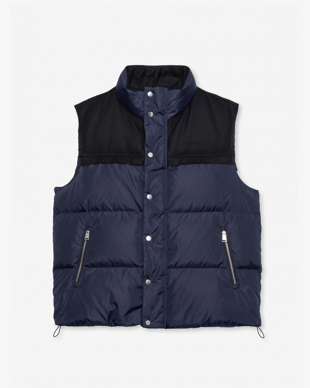 Blue Nylon Padded Vest