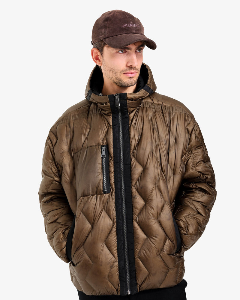 Reversible Hooded Jacket - Black