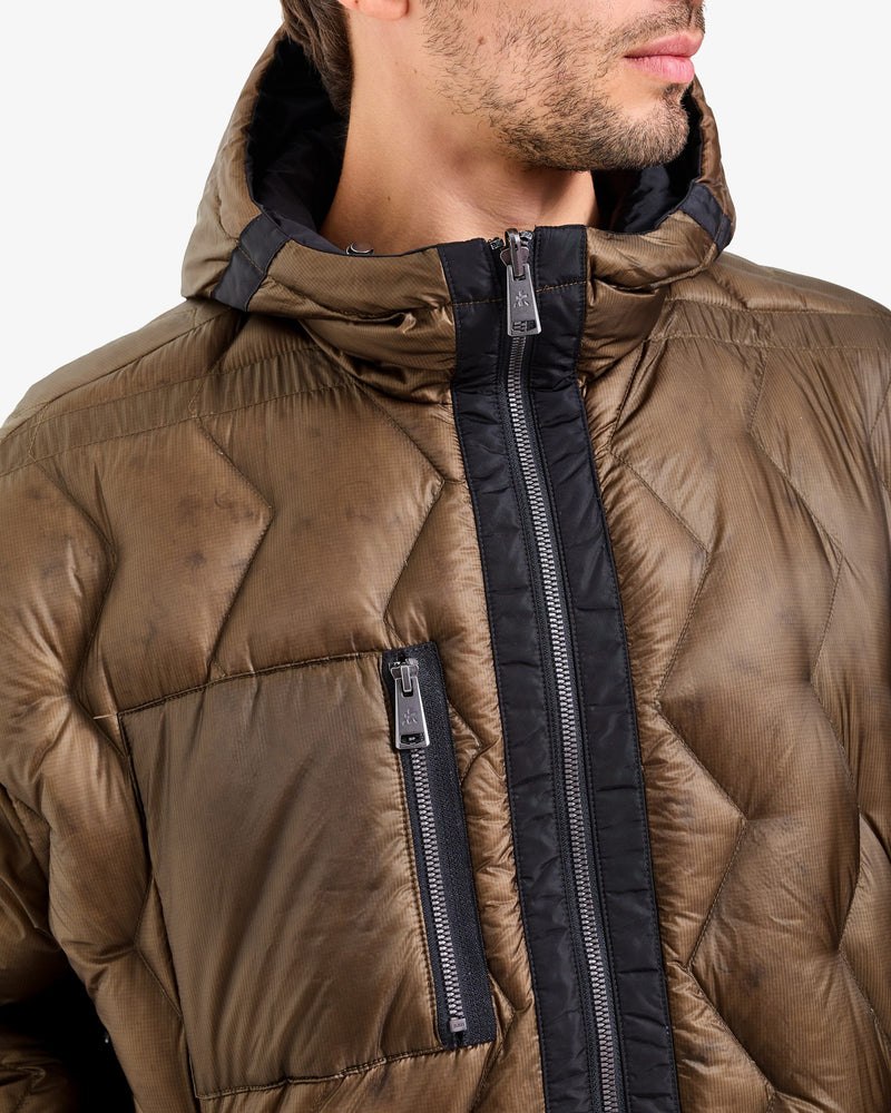 Reversible Hooded Jacket - Black