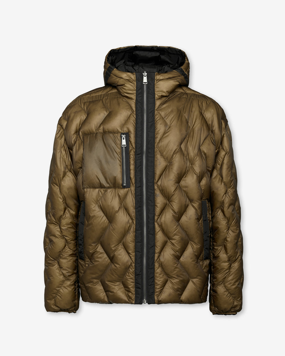 Reversible Hooded Jacket - Black