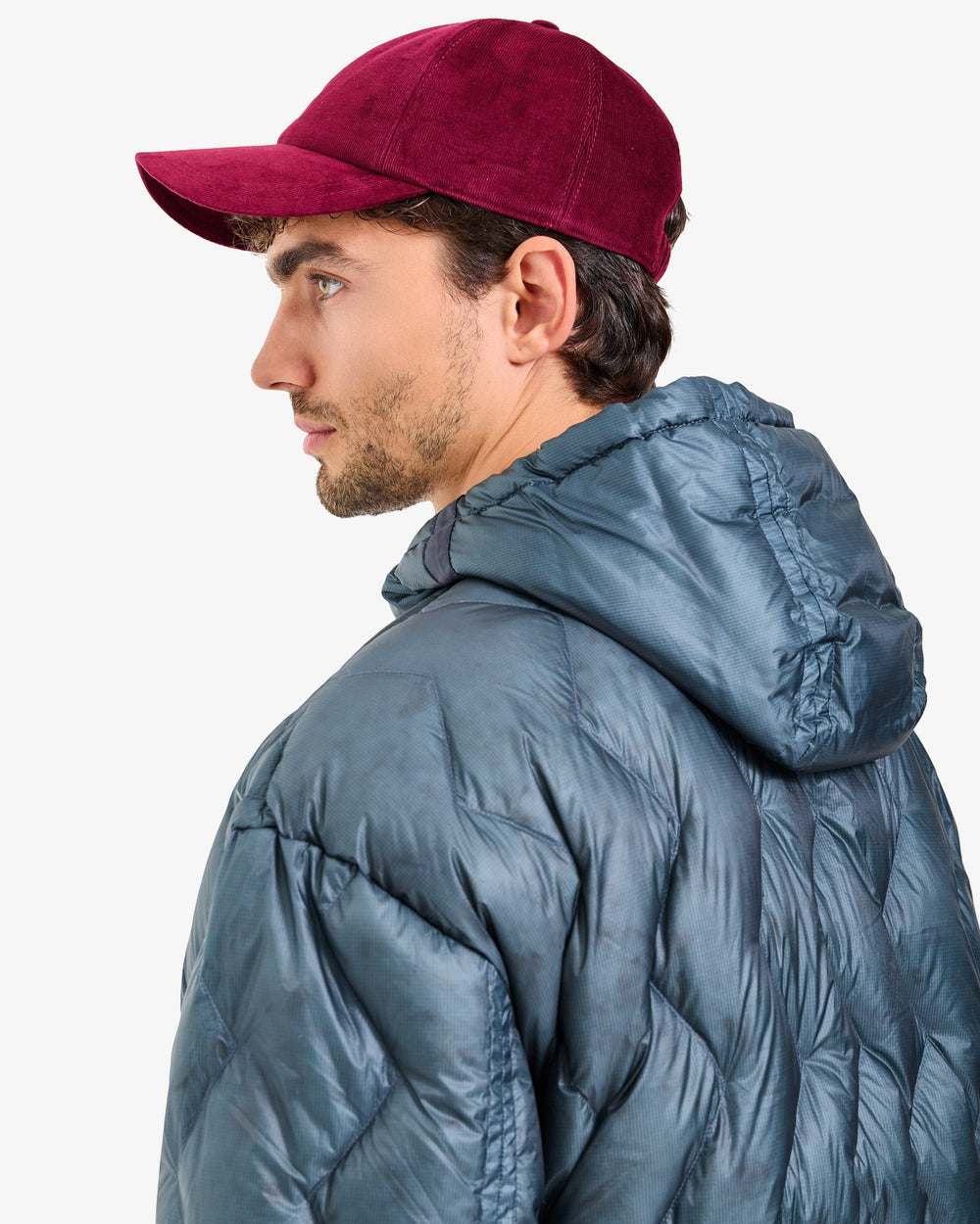 Blue Reversible Hooded Jacket
