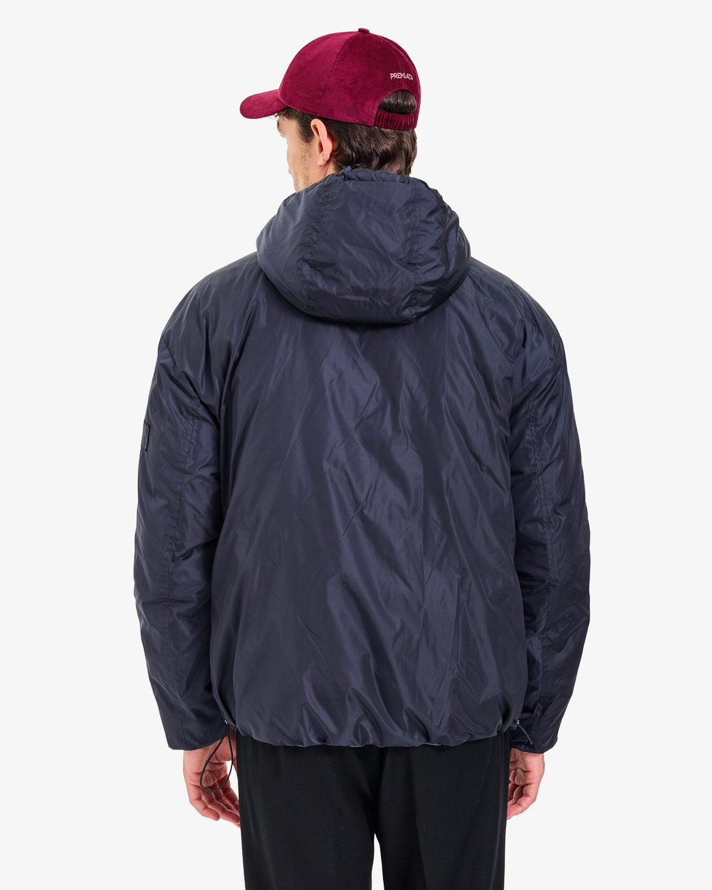 Blue Reversible Hooded Jacket