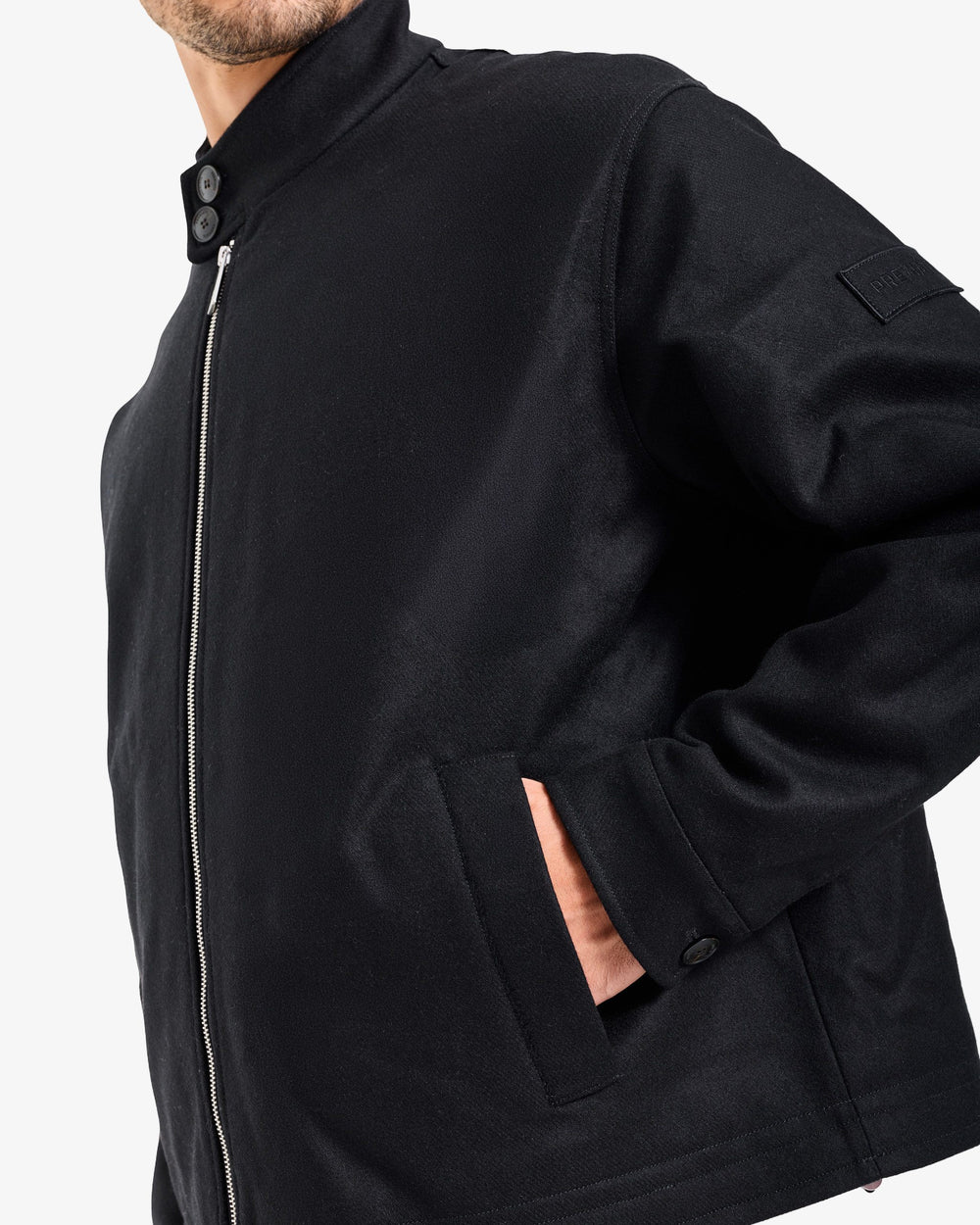 Black Overshirt Jacket