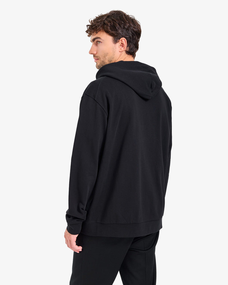 Felpa Zip Hoodie Black