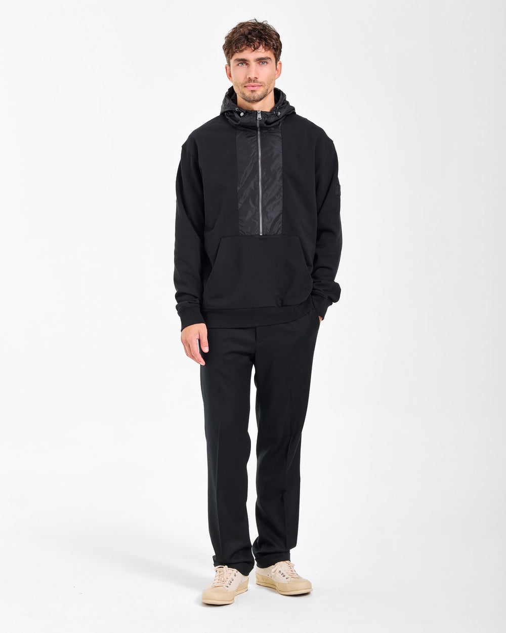 Felpa Technical Hoodie Black