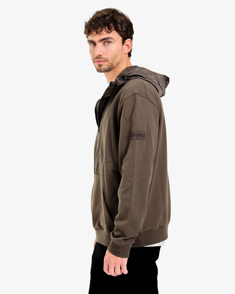 Felpa Technical Hoodie Mud